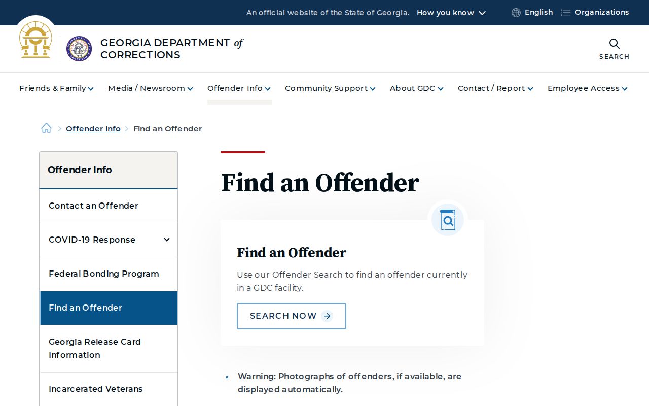 Georgia corrections locator used after Catoosa County arrest transfer