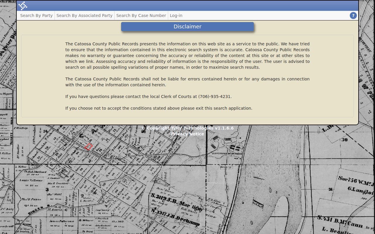 Catoosa County criminal court case CM Web Search