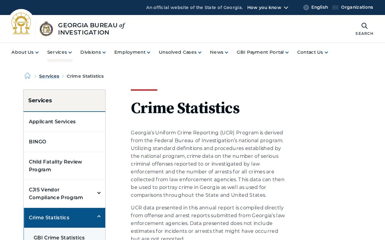 Catoosa County criminal history and Georgia crime statistics